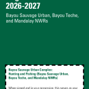2026- 2027 Bayou Sauvage Urban NWR Complex Annual User Brochure and Regulations